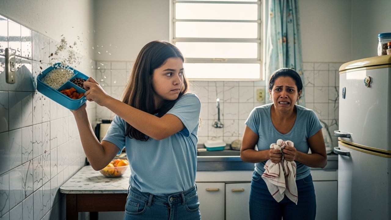 Filha JOGA fora a COMIDA que sua MÃE fez - vai MORAR com o PAI e se SURPREENDE...