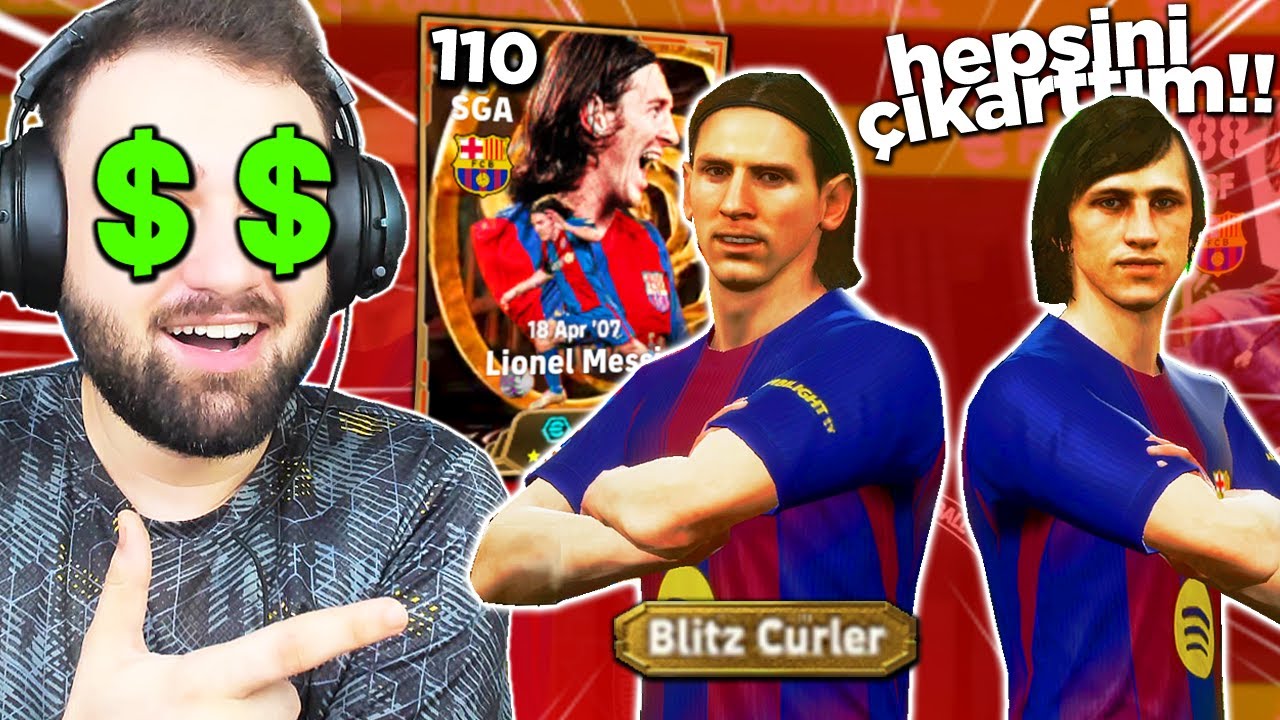 YILBAŞI ÖZEL🎁🎁 110 MESSİ ÇIKARTTIM!! eFootball 2026 mobile top açılımı