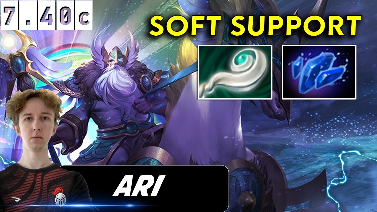 Ari Keeper Of The Light Soft Support - Dota 2 Patch 7.40c Pro Player Full Gameplay
