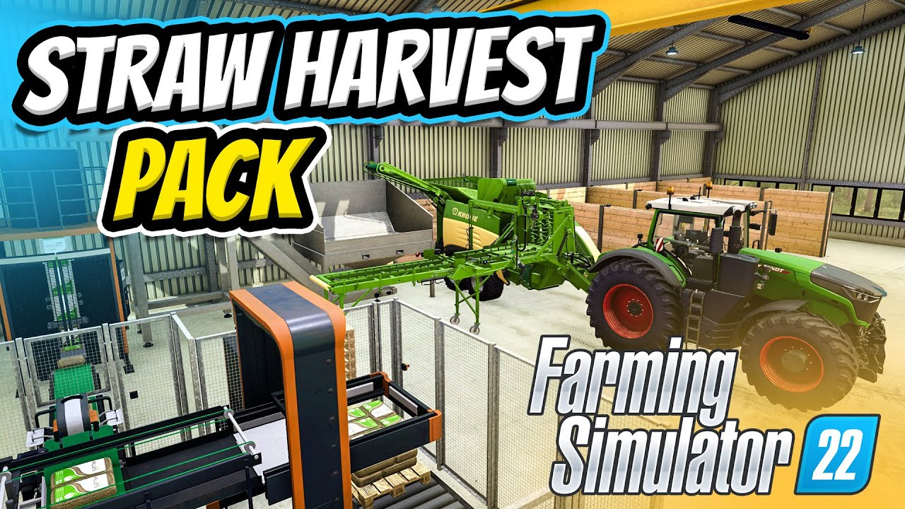 ESTE AICI! Noul Pack Straw Harvest pentru Fs22