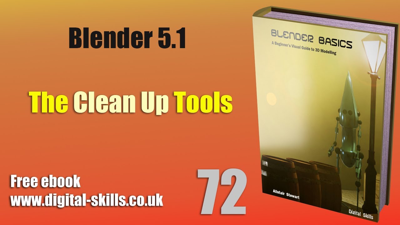 Blender for Beginners: The Clean Up Tools