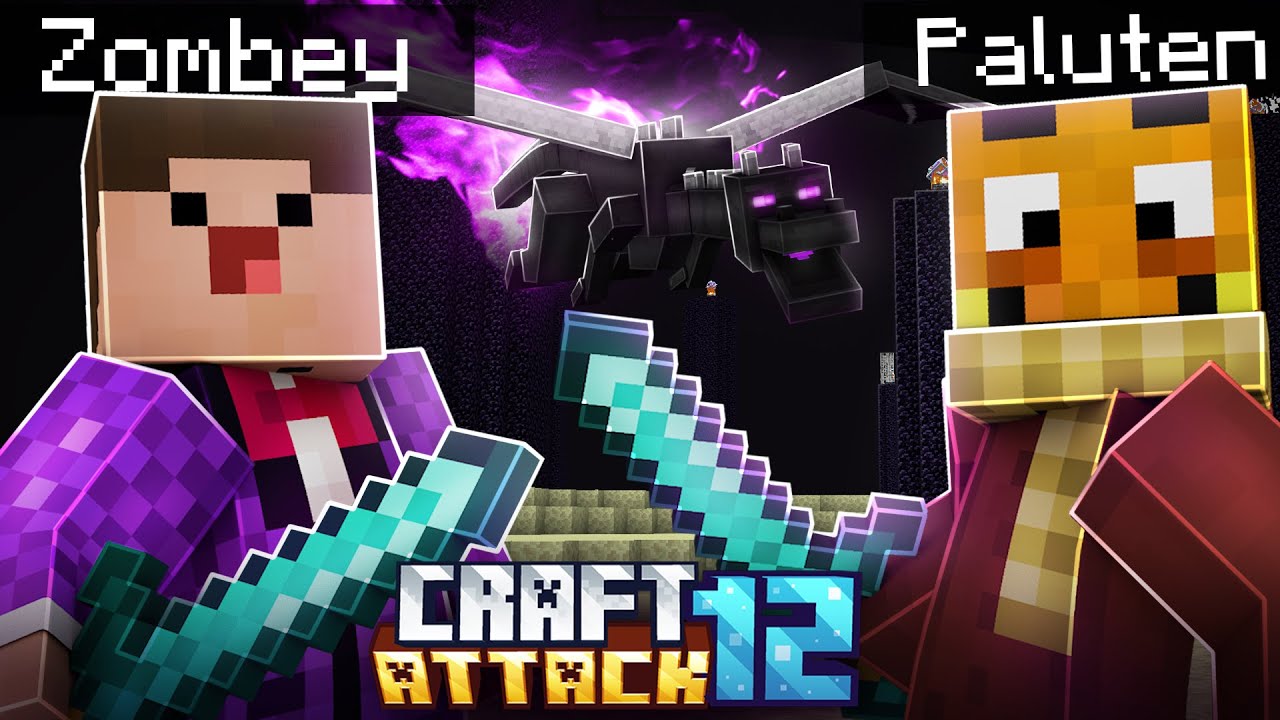 ZOMBEY IST DA & 50 Youtuber gegen den ENDERDRACHEN | Craft Attack 12 #12