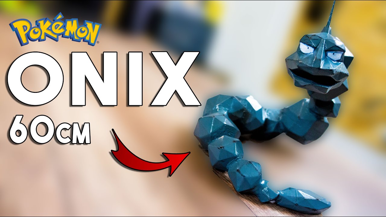 FIGURINE ONIX DE POKÉMON [IMPRESSION 3D]