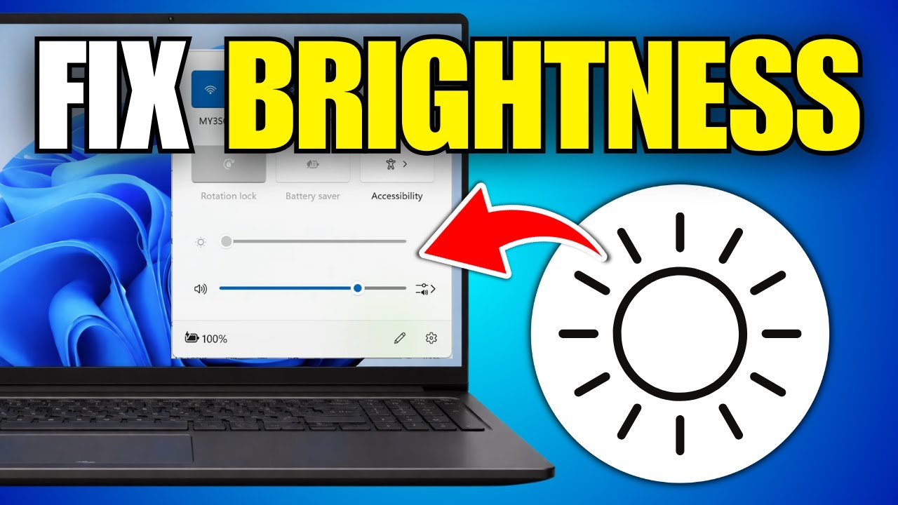 How To Fix Laptop Brightness Not Working In Windows 11