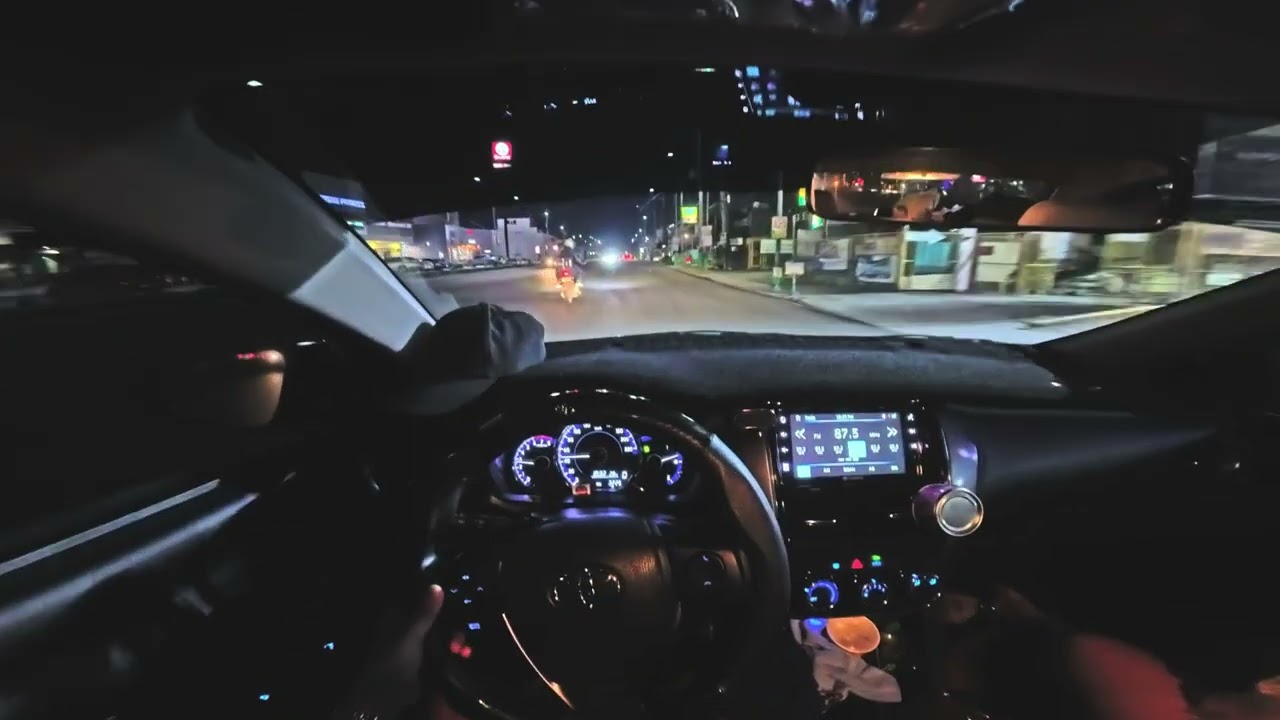 TOYOTA VIOS XLE 2025 || POV CHILL NIGHT DRIVE ||  #toyotavios #pov #carvlog #nightdrive 