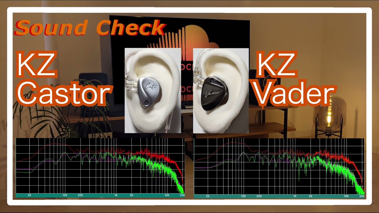 KZ Castor vs KZ Vader [IEMs Chinese In-Ear Sound Comparison 中華イヤホン音比較]