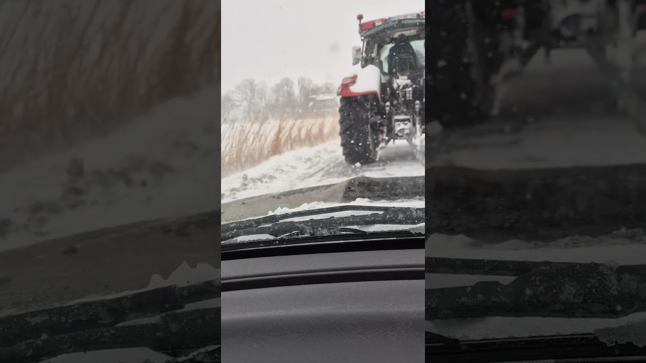 Durch Schnee Dünen mit dem Trecker SLK Rettung  9. Januar 2026