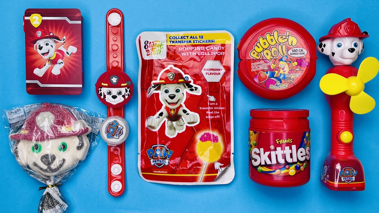 New Some Lot's of Candy, Cosby Fun and Paw Patrol Sweets Unpacking. ASMR Satisfying Video
