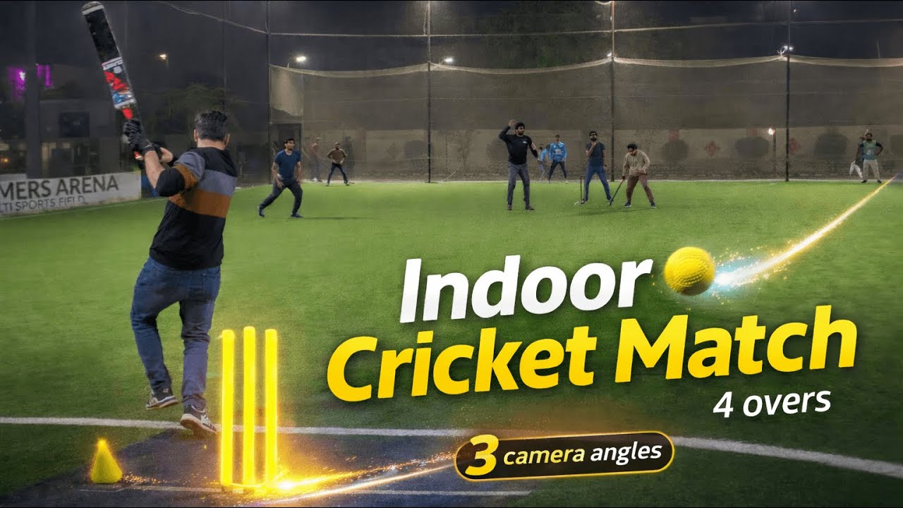 Indoor Cricket Karachi 🔥 | Intense Rivalry Match | 4 Overs