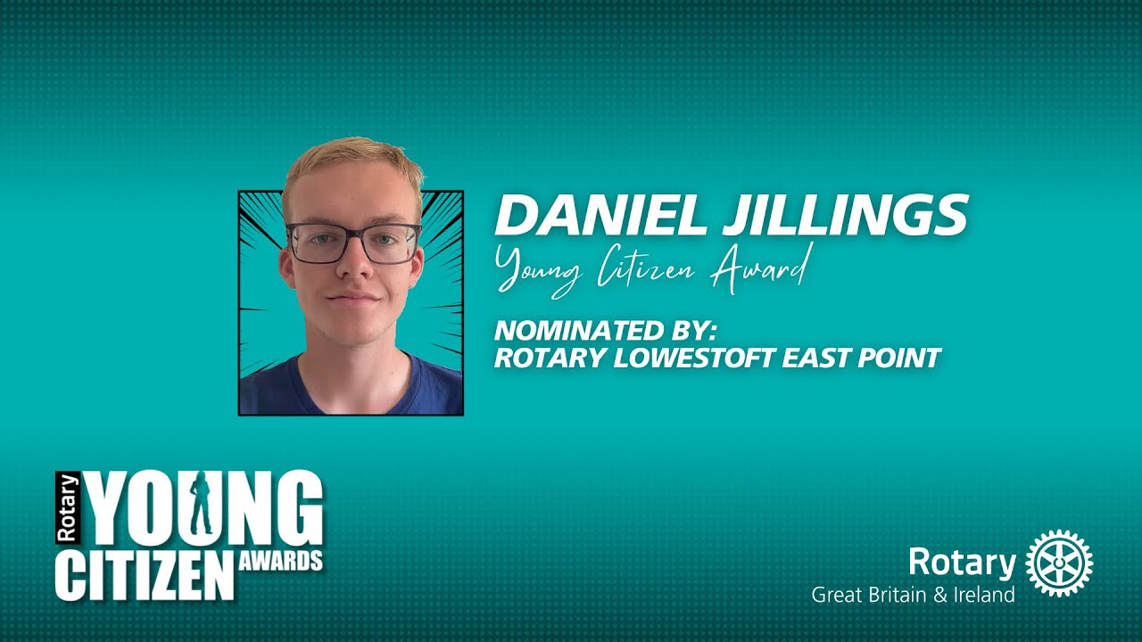 Daniel Jillings - Rotary Young Citizen Awards 2025