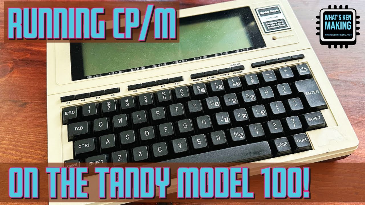 Running CP/M on the Tandy Model 100!