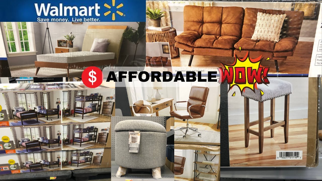 🛌🛋NEW! Walmart Affordable Furniture | Shop with Me #walmart2022 #furniture2022 #shopwithme2022