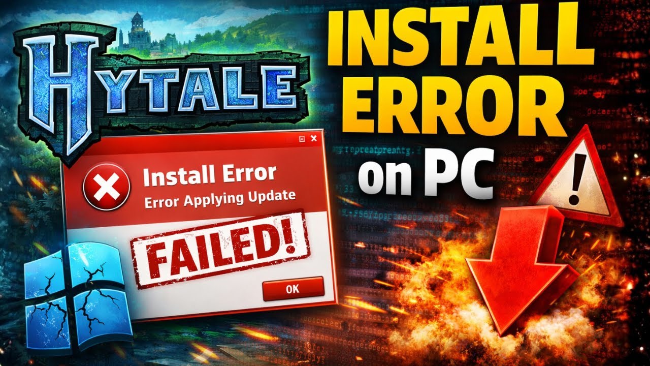 Fix Hytale Install Error &ldquo;Error Applying Update&rdquo; on PC | Hytale Installation Failed Solution