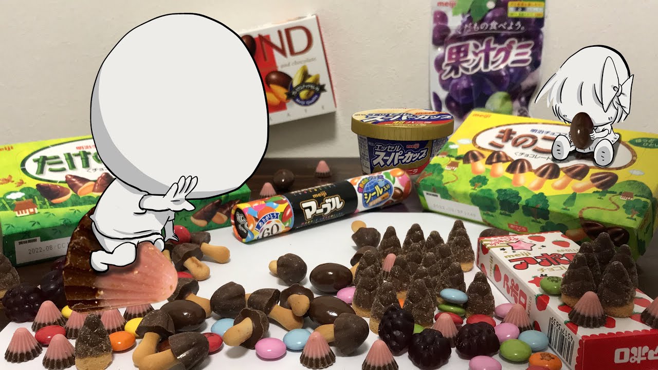明治のお菓子を使ってアーモンドチョコを追え！【ぱらおとぱらみのお菓子大騒動】明治オリジナル パラデル漫画