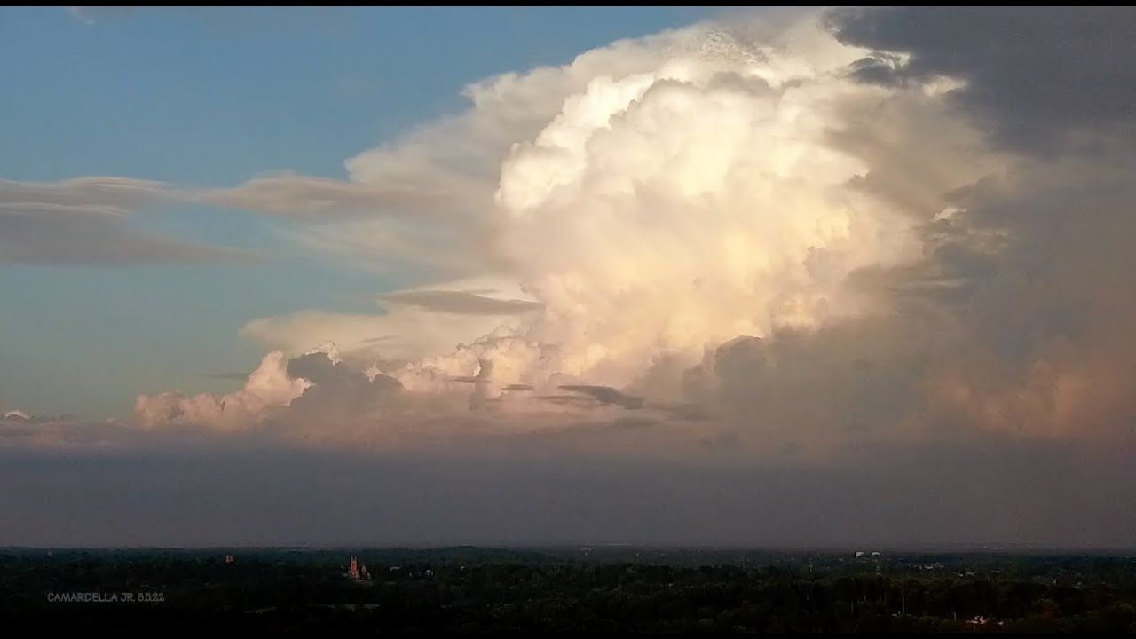 STORM CLOUDS OVER NEW JERSEY (DRONE) - AUGUST 5, 2022