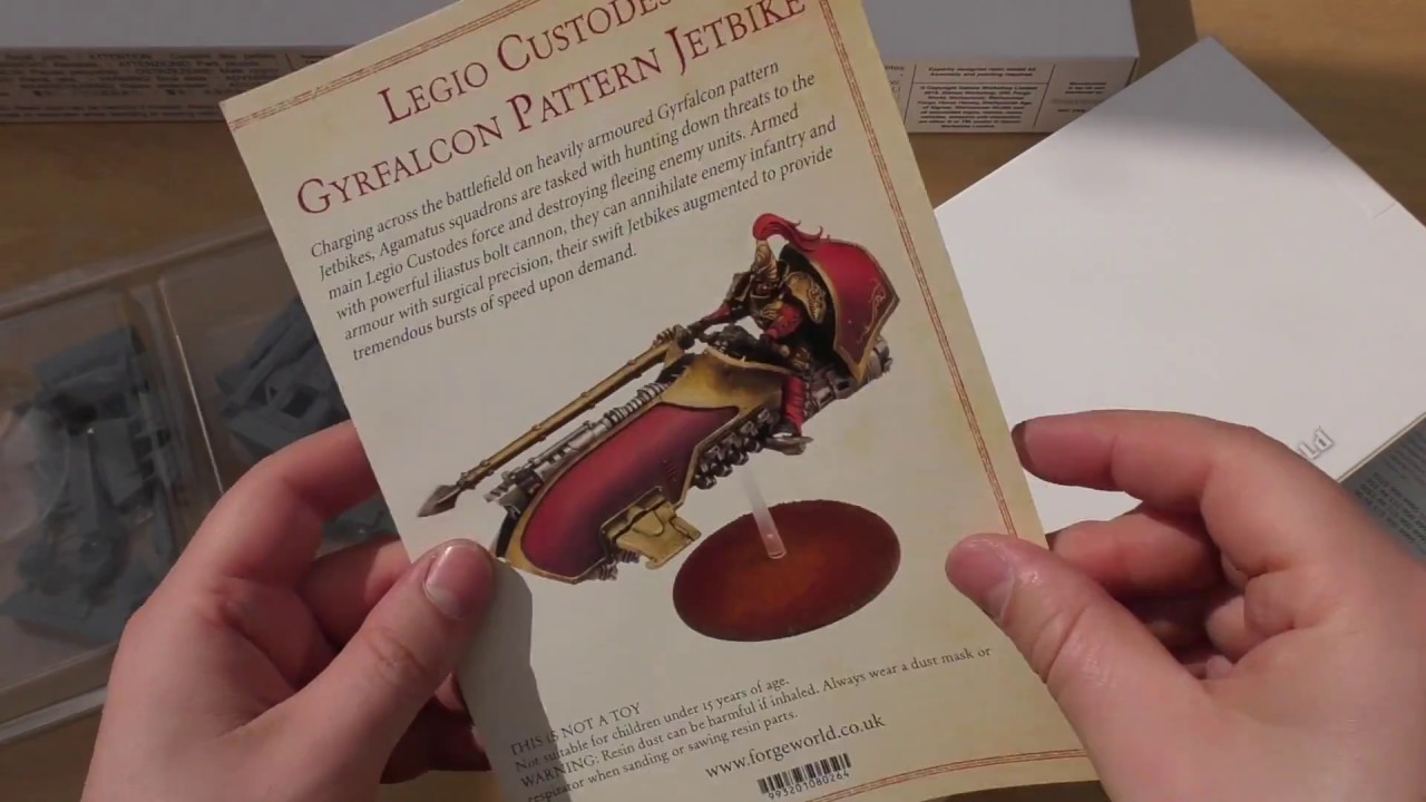 Legio Custodes Agamatus Jetbike Squadron - Unboxing & First Look (HH)