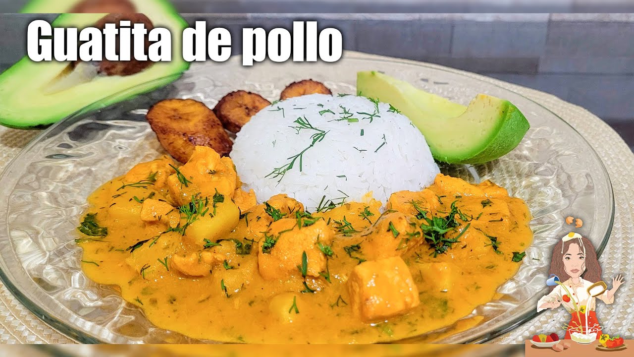 GUATITA DE POLLO , ( pollo en salsa de maní)