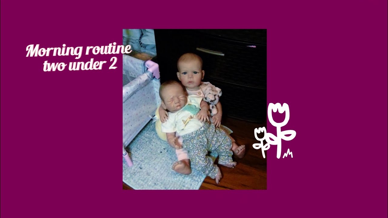 Morning routine with two under 2| Mellie's world ~ reborn Roleplay 