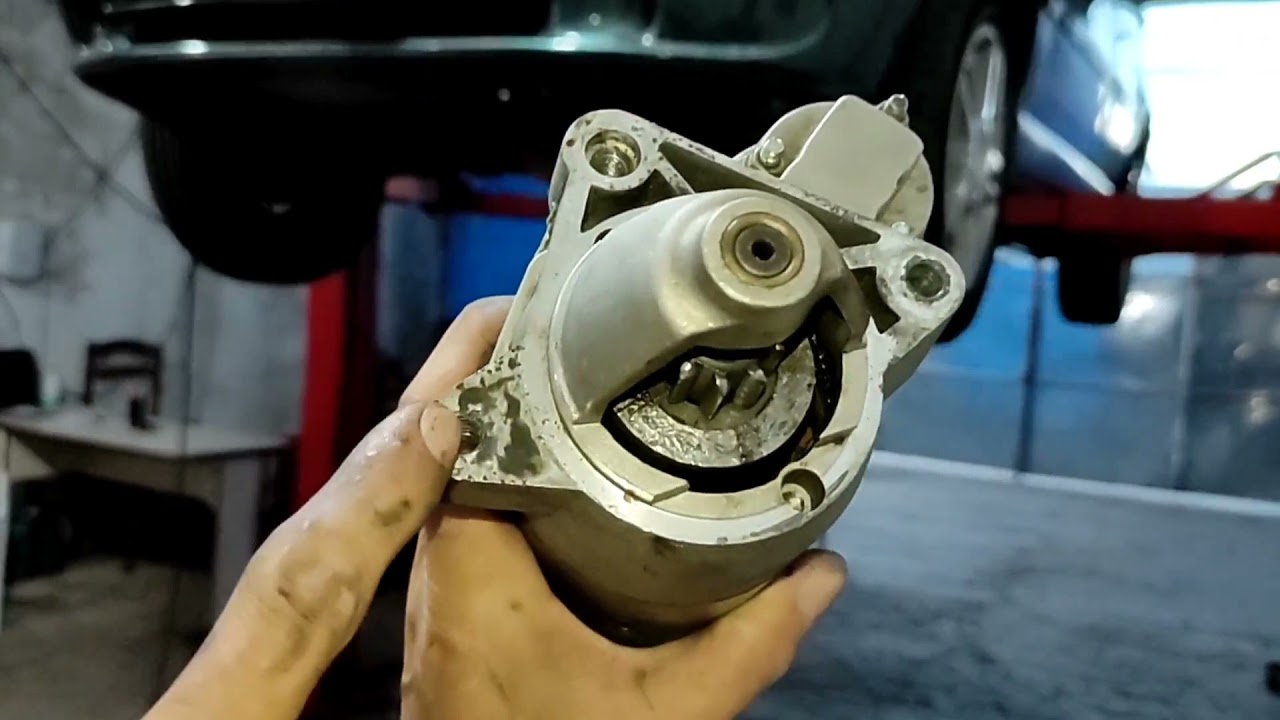 motor arranque passando direto e motor não vira , saiba como resolver, bendix (impulsor de partida)