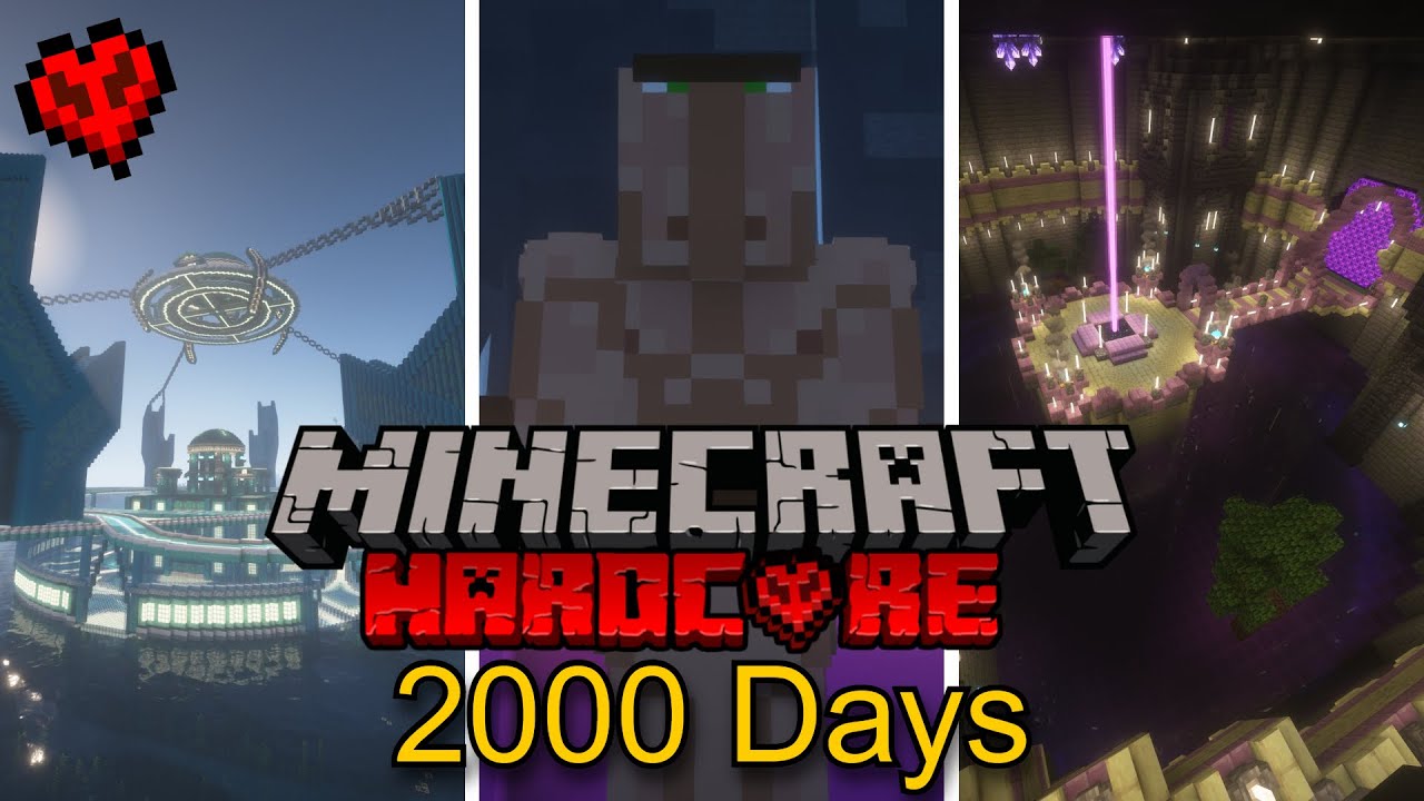 I survived 2000 Days in Minecraft Hardcore as a Student