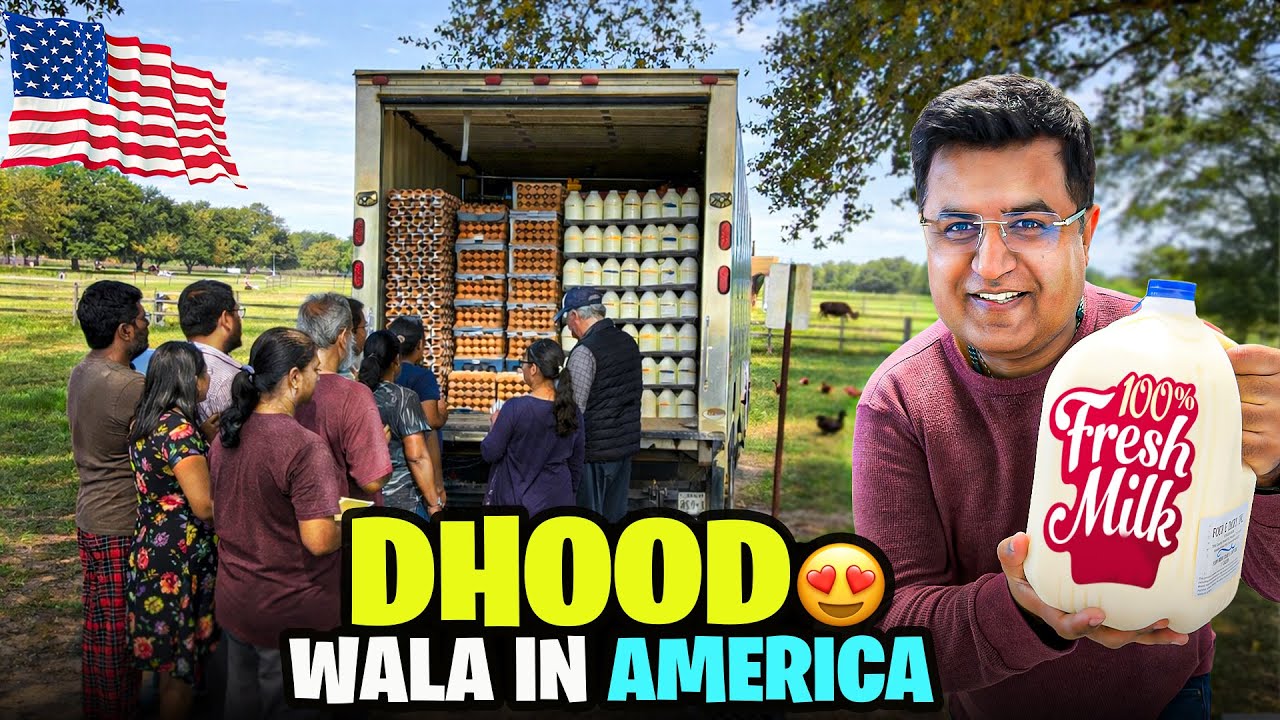 Finally Found a DHOOD WALA in America 🇺🇸😍 | Dhood Patti Chai Bana Di ☕