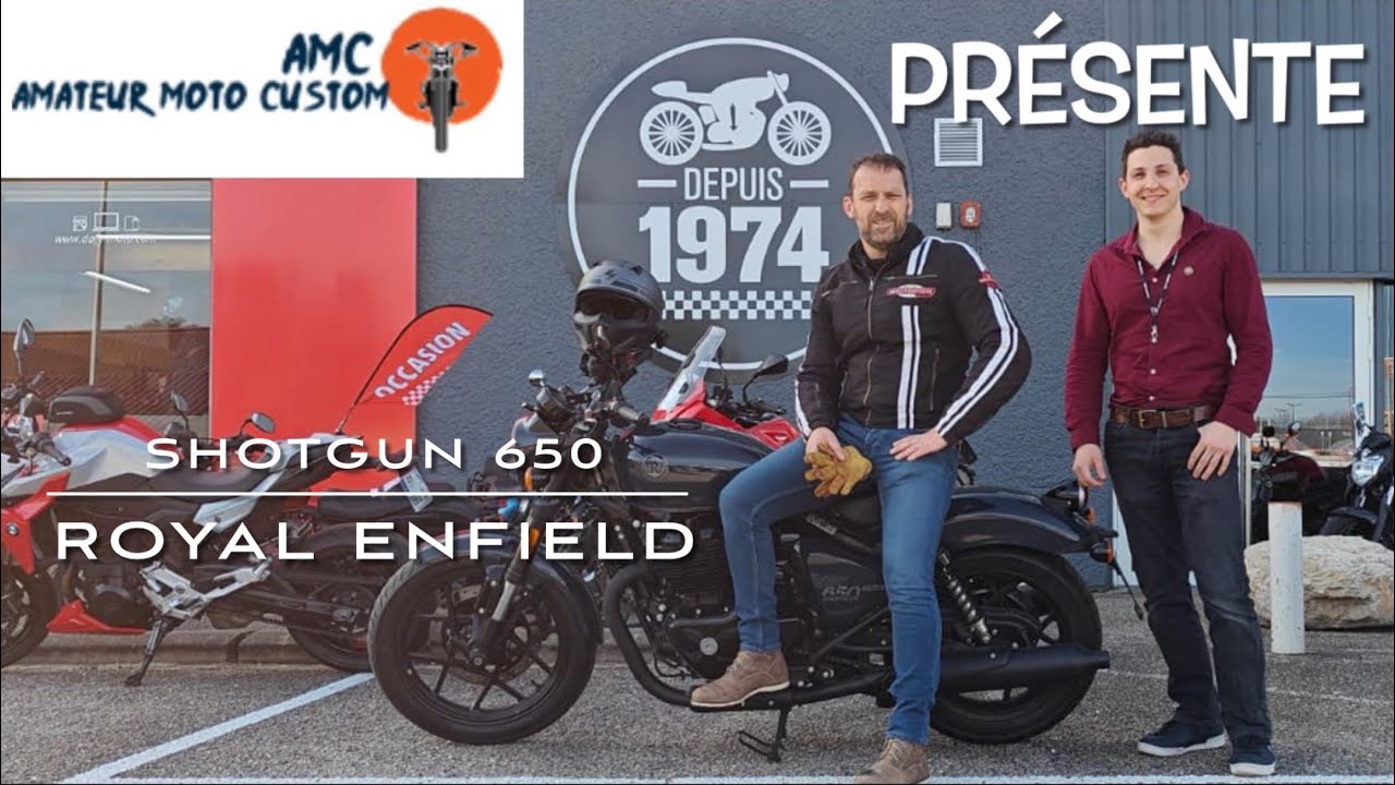 Royal Enfield Shotgun 650 #motard #royalenfield #motocustom #biker#passionmoto#essaimoto