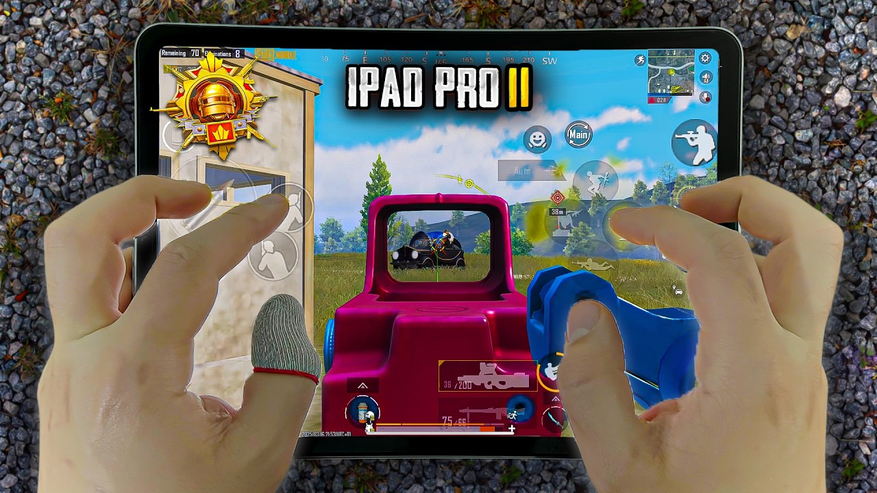iPad Pro M2 PUBG HANDCAM 🔥Smooth+120FPS ❤️  Pubg Test/ Gameplay/ Graphic Settings🔥