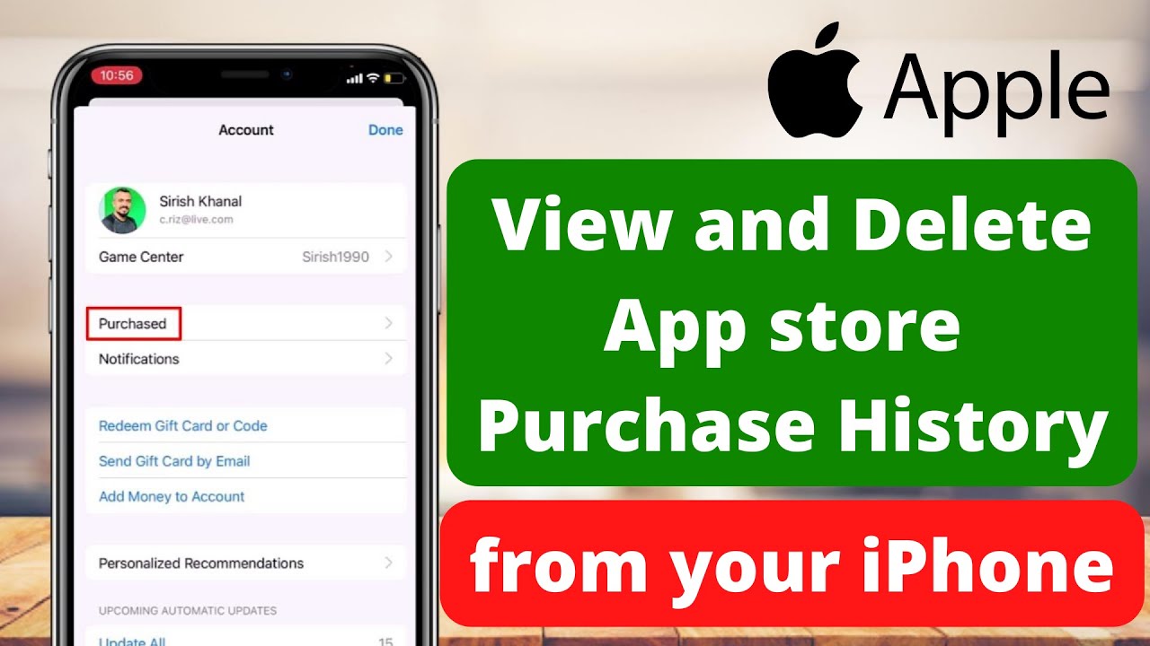 VIEW & DELETE App Store Purchase History on iPhone (2022)