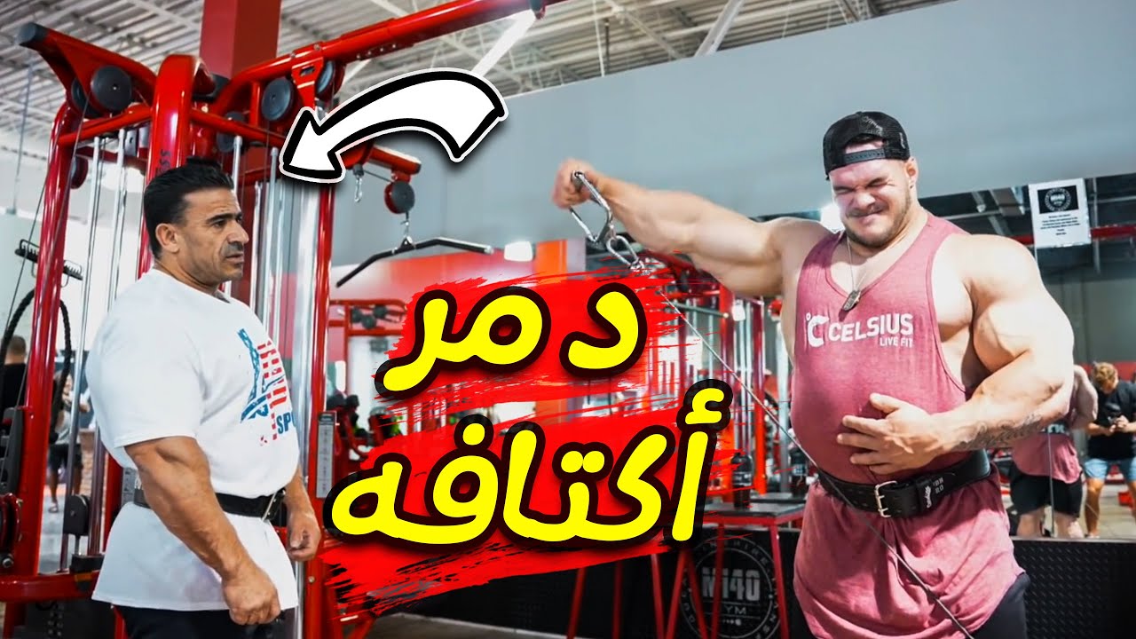 فخر العرب كمال القرقني يلقن نيك والكر درسا في تمرين الأكتاف | دمره تدميرا