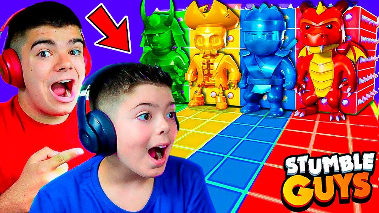 STUMBLE GUYS pero NO PODEMOS TOCAR EL COLOR DE LA SKIN ESPECIAL!