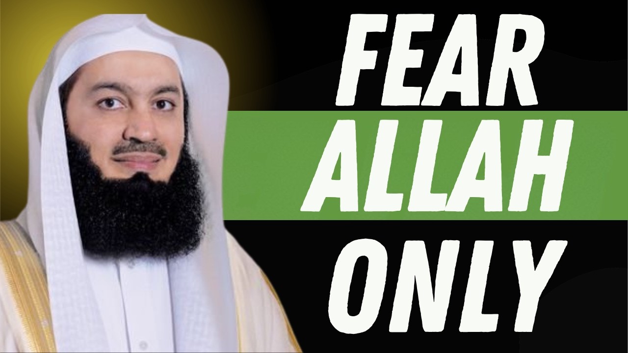 Ramadan 2026: Fear Allah Alone, Not People | Mufti Menk