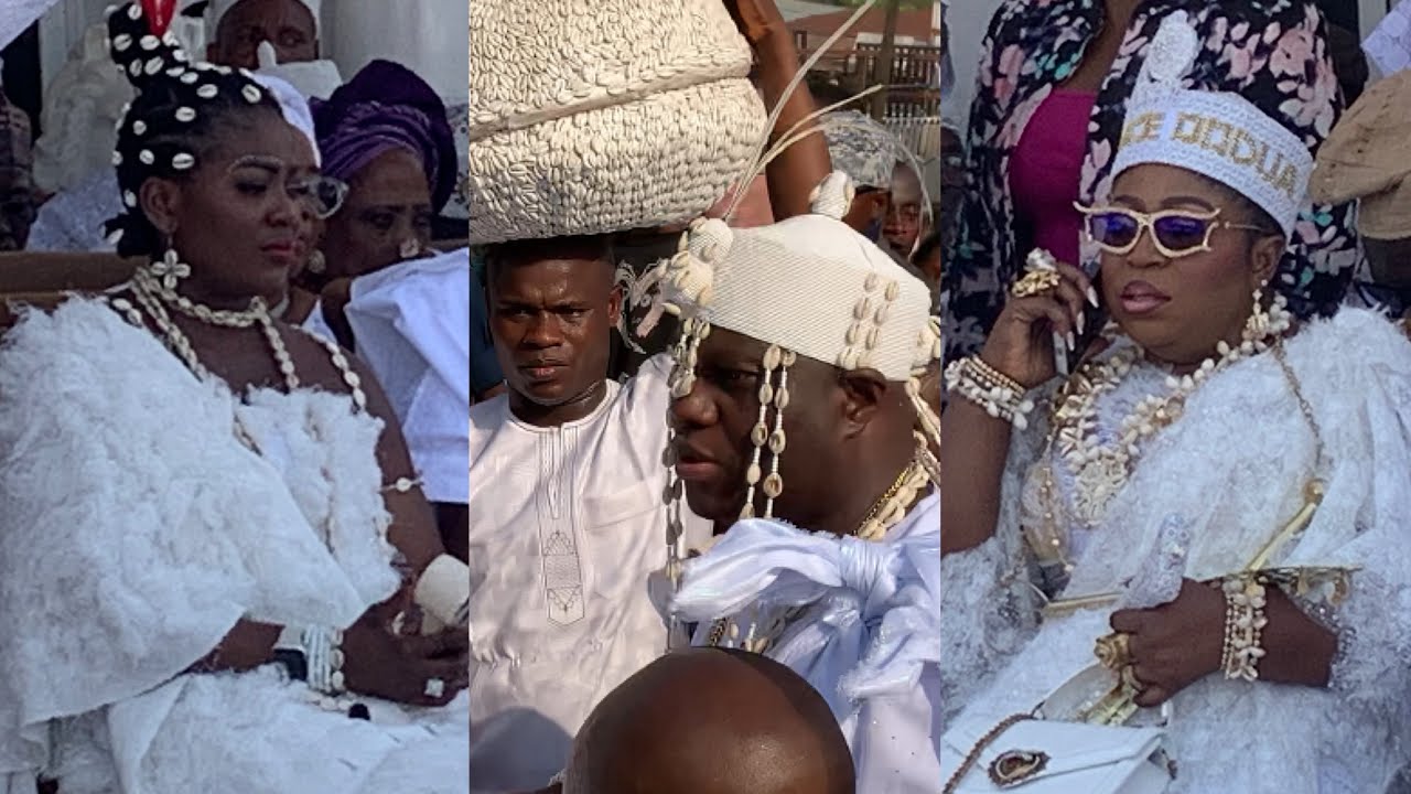 ODUN AJE 2026:SEE HOW OONI WIFE OLORI ASHLEY WELCOME IYALAJE OODUA AT ILE IFE