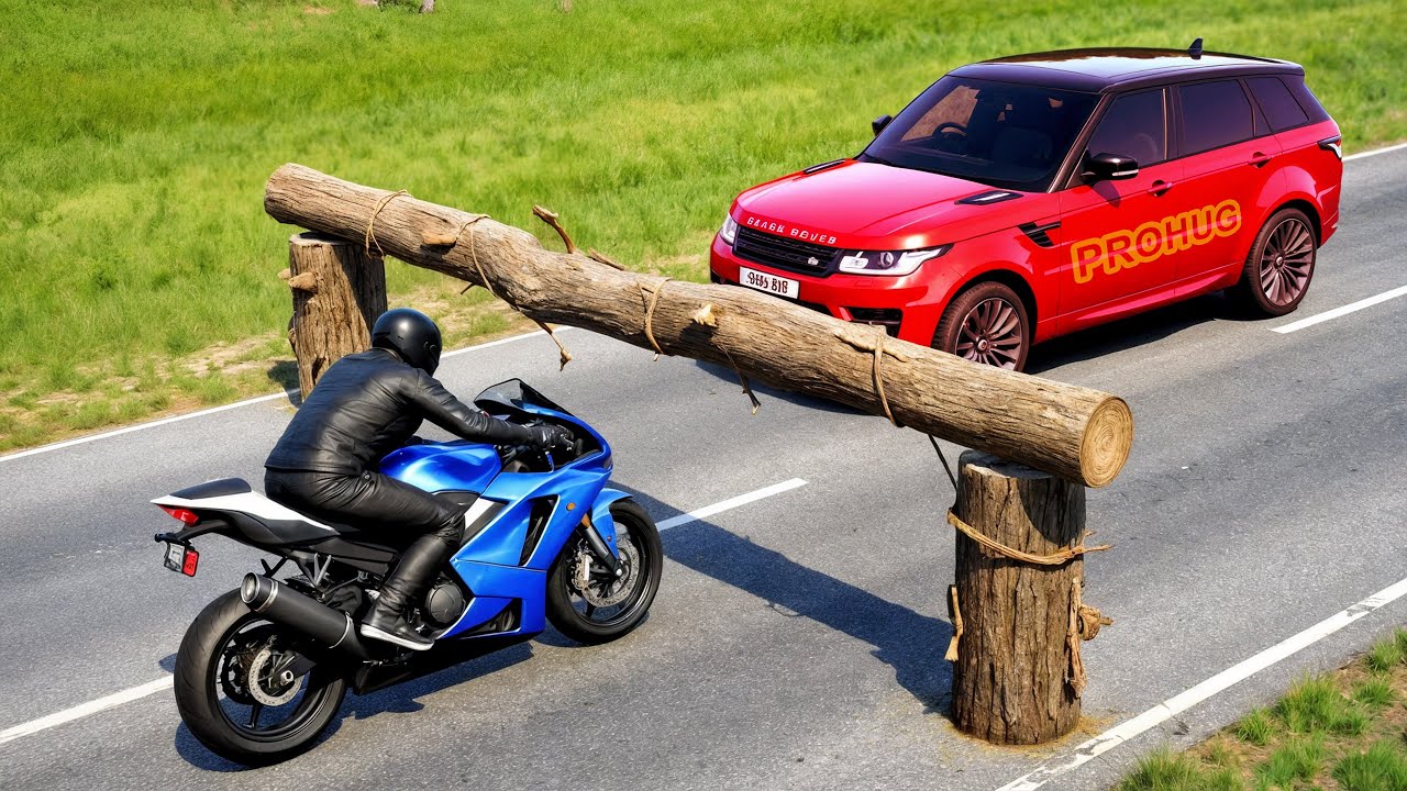 Cars vs DEADLY LOG TRAP | BeamNG.drive Fails & Crashes 2025!