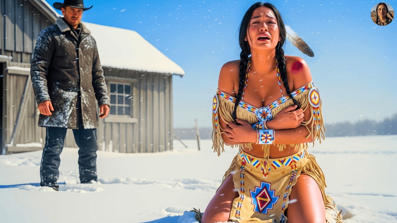 “Me congelo… ayúdame”, susurró la mujer apache casi sin voz — pero el vaquero…