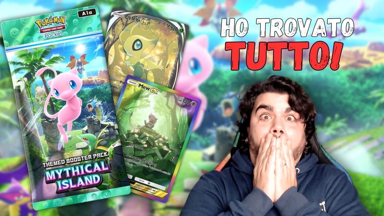 MEGA SPACCHETTAMENTO! APRO 100 BUSTINE DI MYTHICAL ISLAND! - POKEMON POCKET ITA