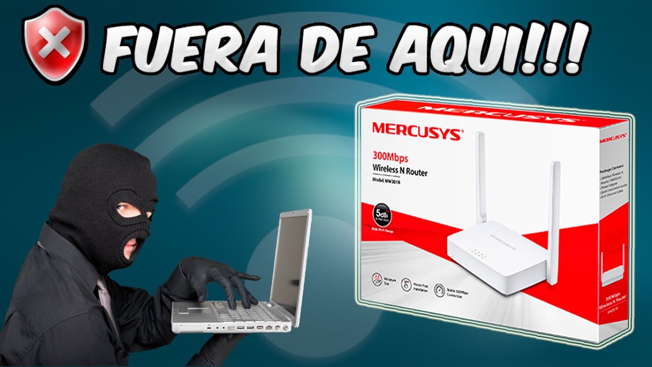 🔰Expulsa a los INTRUSOS de tu wifi ❌ mercusys MW300D ⛓️