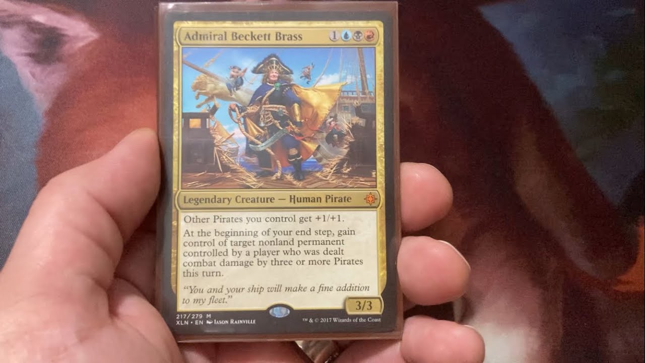 MTG - Pirate (Admiral Beckett Brass) Commander deck explained 