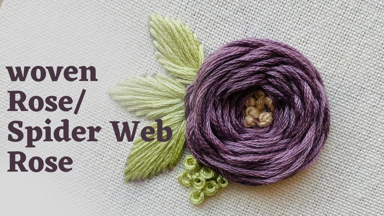 Woven Rose |  Tutorial 3 | Spider Web Rose | Floral Bunch | Embroidery By Afeei | Afeei | Videos