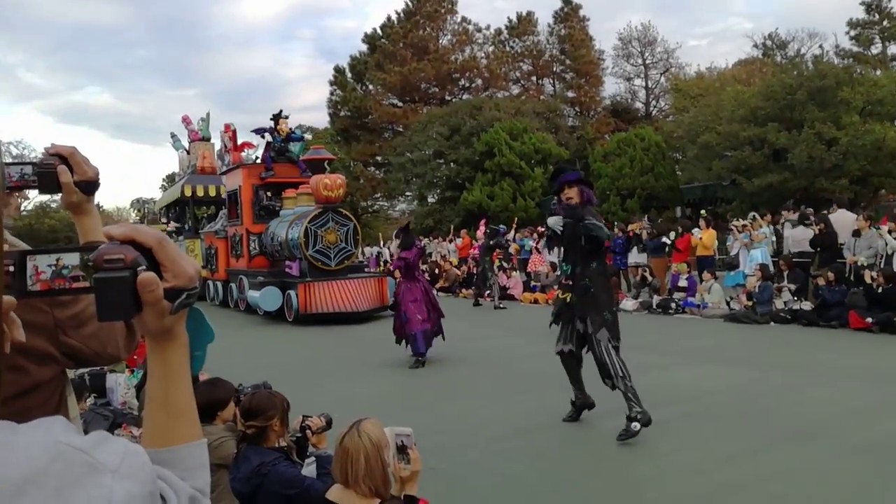 TDL ハロウィン　スプーキーboo 2018 10/31　　ダンサーメイン