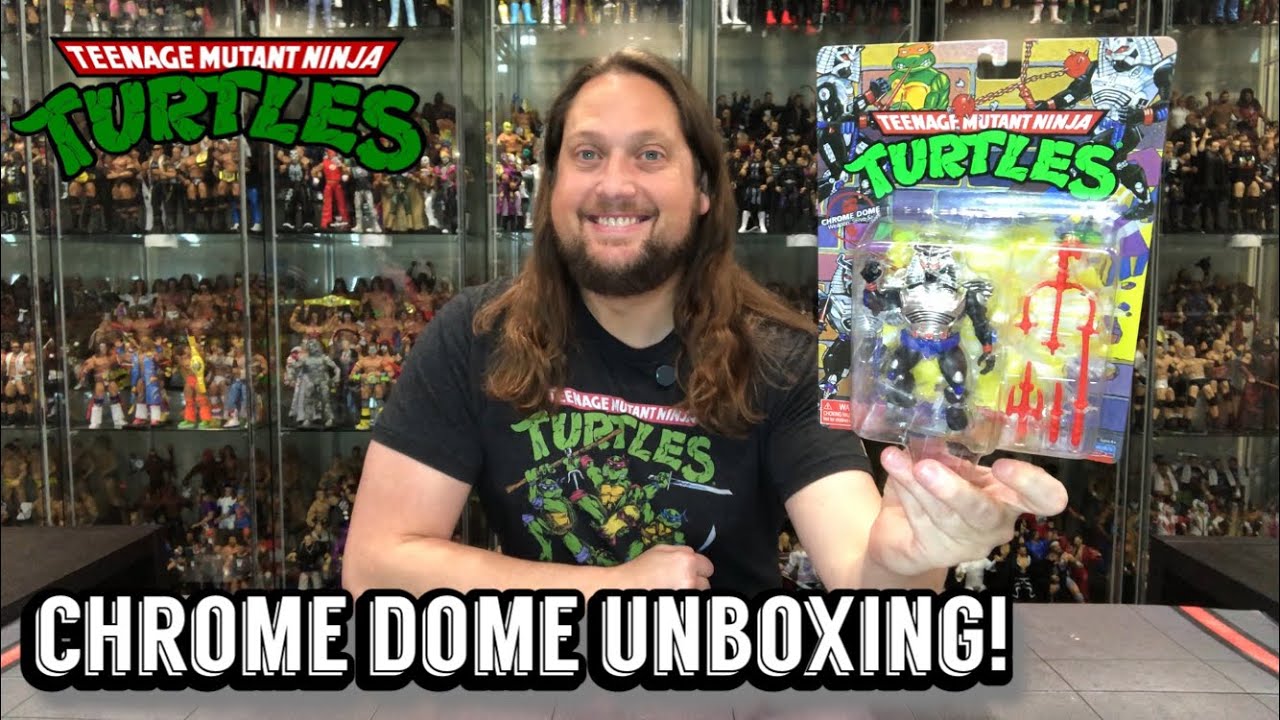 Chrome Dome Teenage Mutant Ninja Turtles Playmates Unboxing & Review!