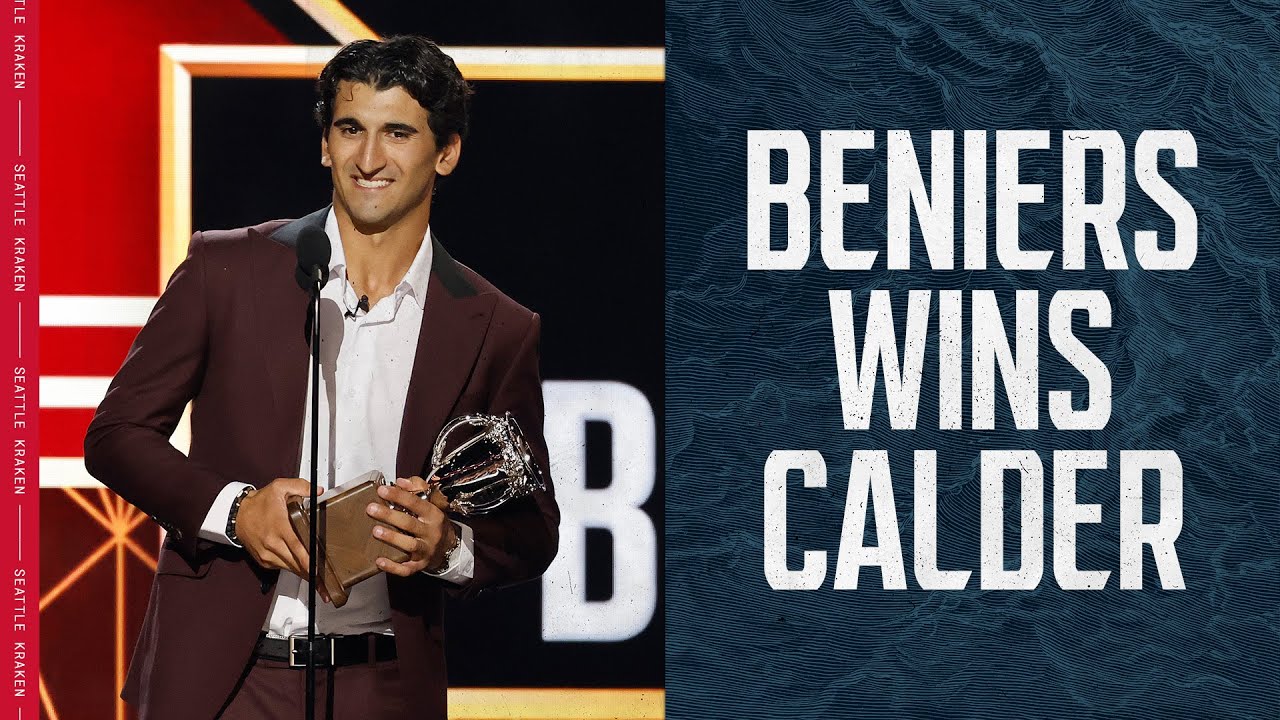 Matty Beniers Wins 2023 Calder Memorial Trophy