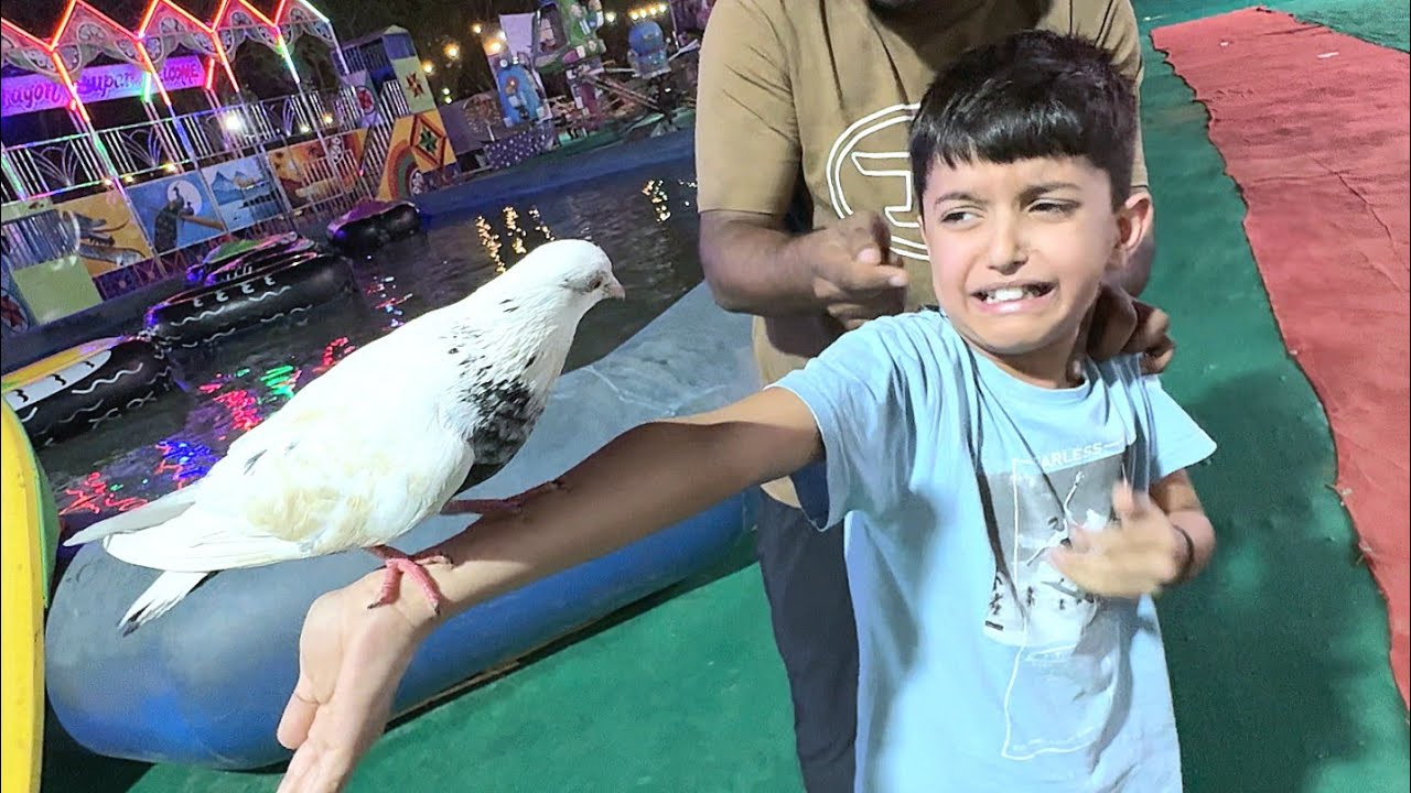 Sayansh Kabootar Se Dar Gaya 😬 | Sector 29 Mela Gurgaon | Yaatri