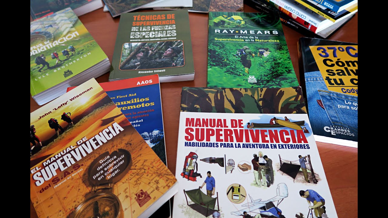 Manuales de supervivencia, bushcraft, orientación, rastreo y montaña