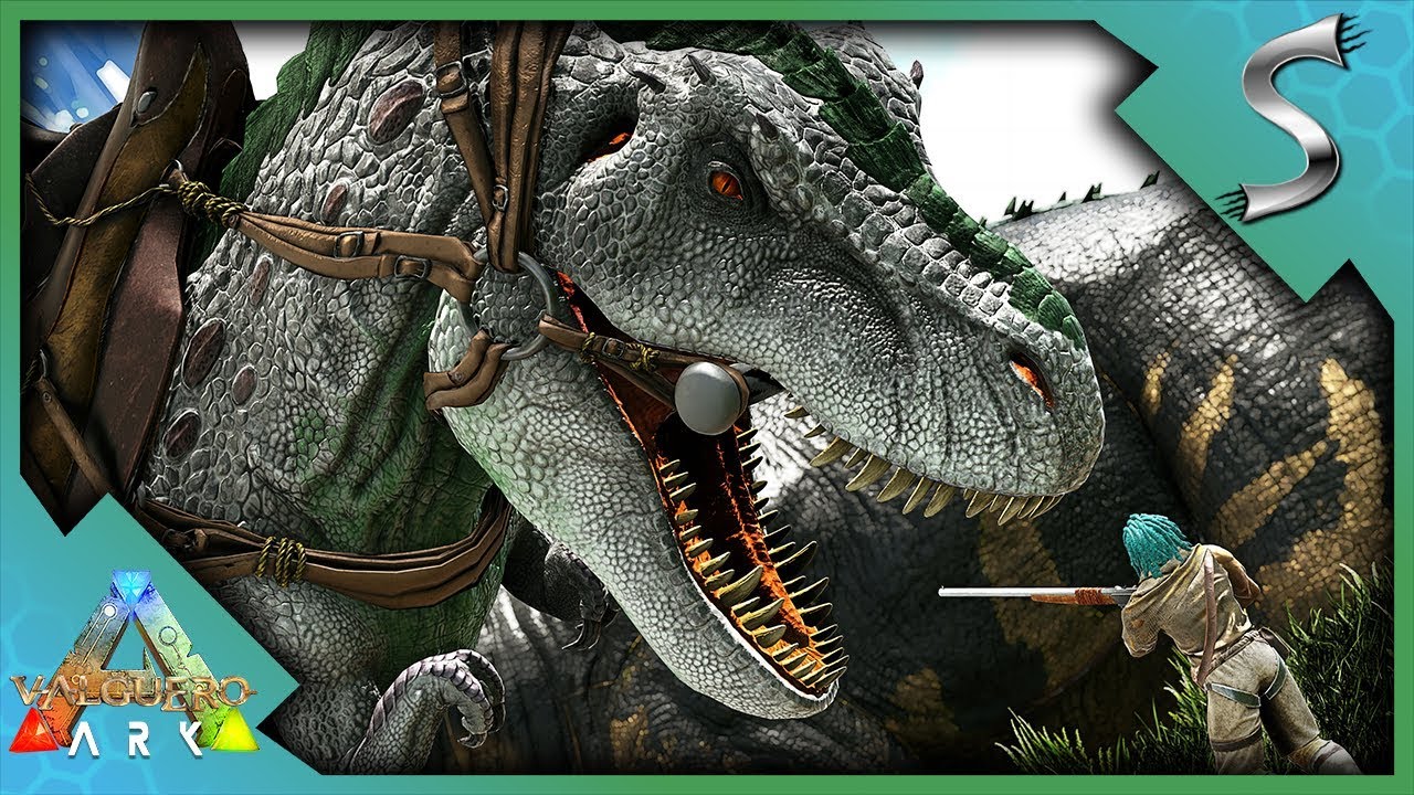 TRAPPING AND TAMING A MAX LEVEL REX! - Ark: Valguero [DLC Gameplay E14]