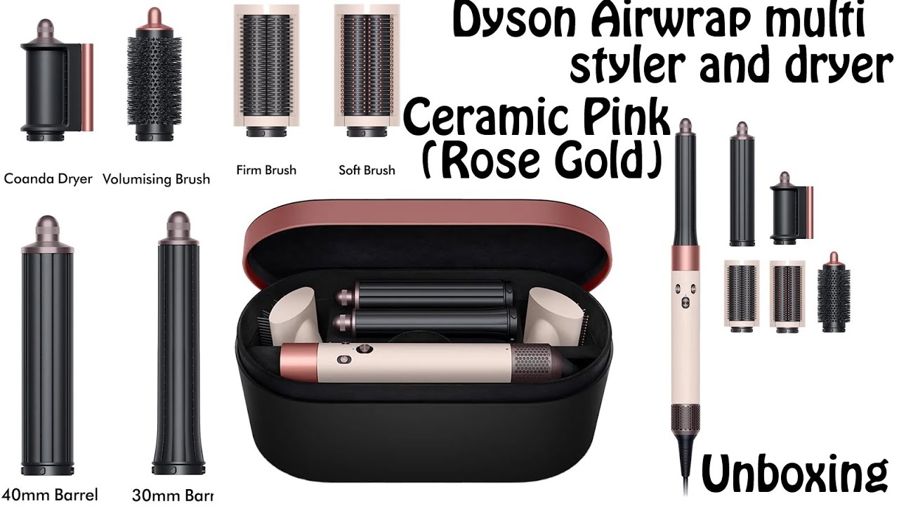 Dyson Air Wrap Limited Edition Ceramic Pink Rose Gold Unboxing