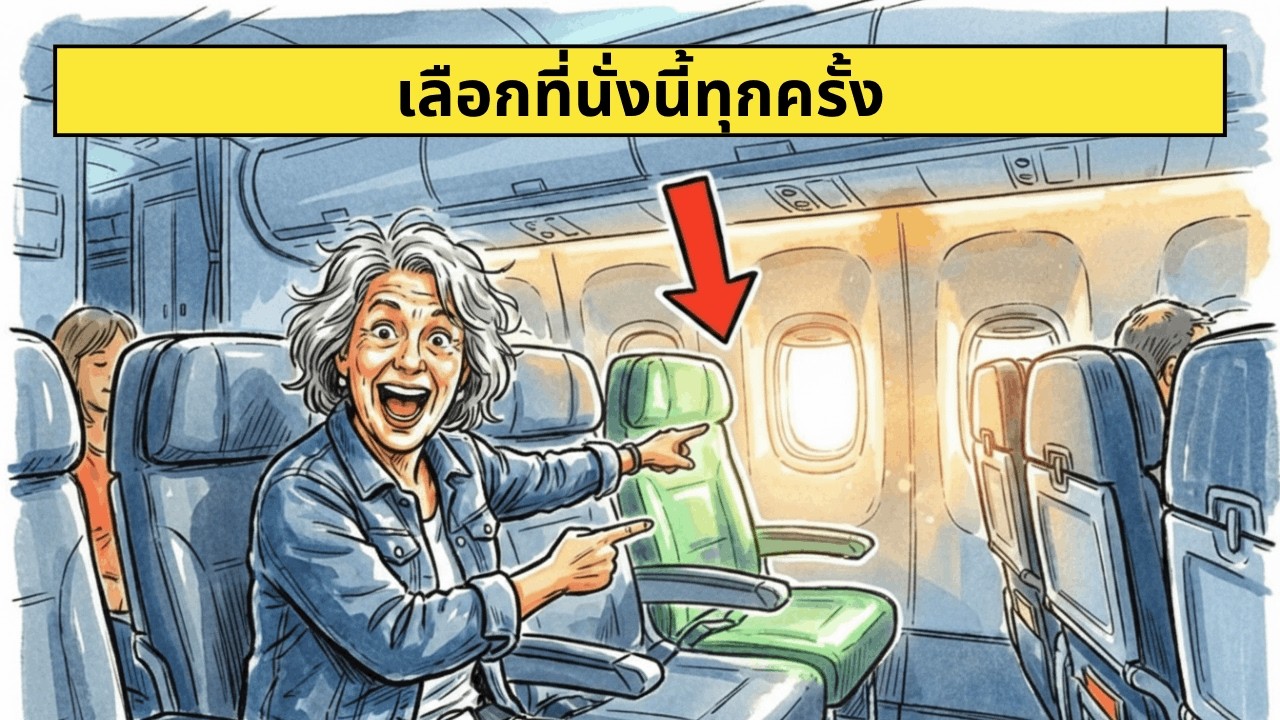 ความลับของที่นั่งบนเครื่องบินที่สายการบินไม่เคยบอกคุณ