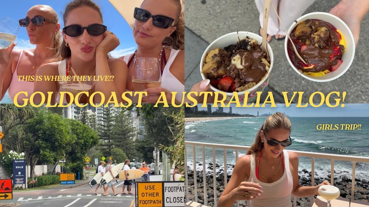 Seeing where my bestfriends live and work for the FIRST time!! Goldcoast Australia vlog