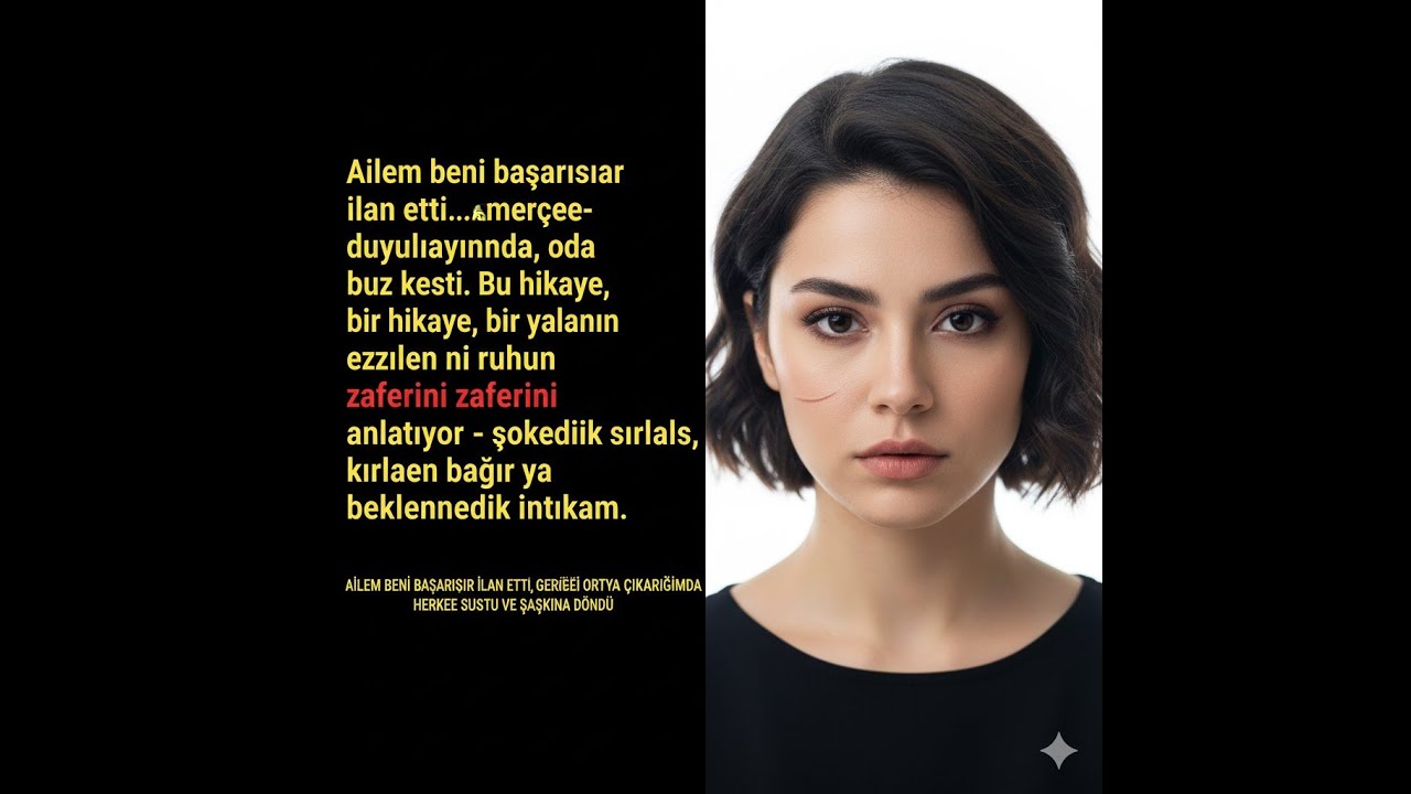 AİLEM BENİ BAŞARISIZ İLAN ETTİ, GERÇEĞİ ORTAYA ÇIKARDIĞIMDA HERKES SUSTU VE ŞAŞKINA DÖNDÜ