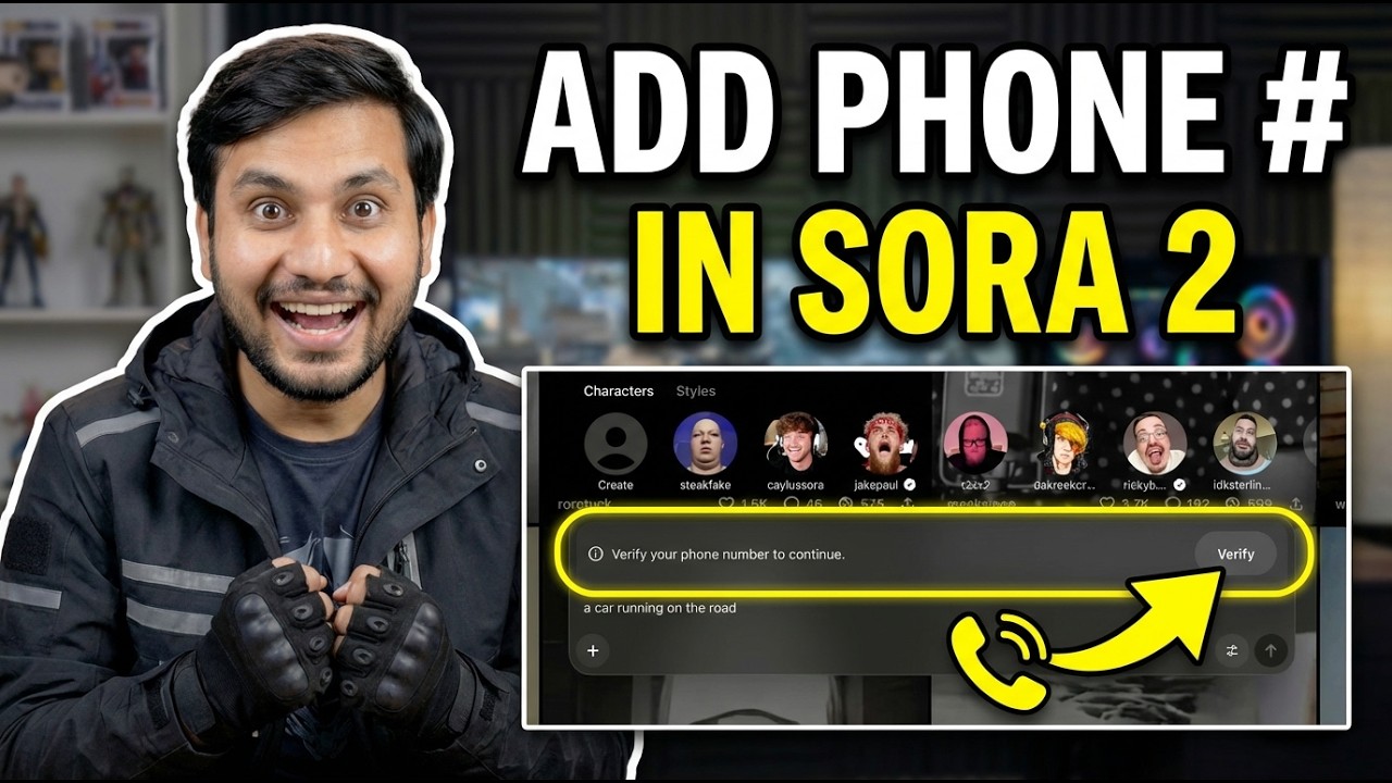 How To Add Phone Number In Sora 2 ( Verify Sora 2 Phone Number )