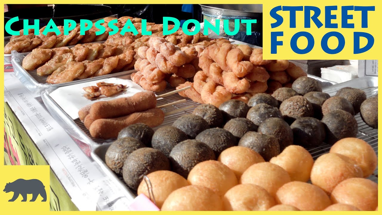 Sweet Rice Donut | Chappssal Doughnut 찹쌀도넛 | Street Food Korea